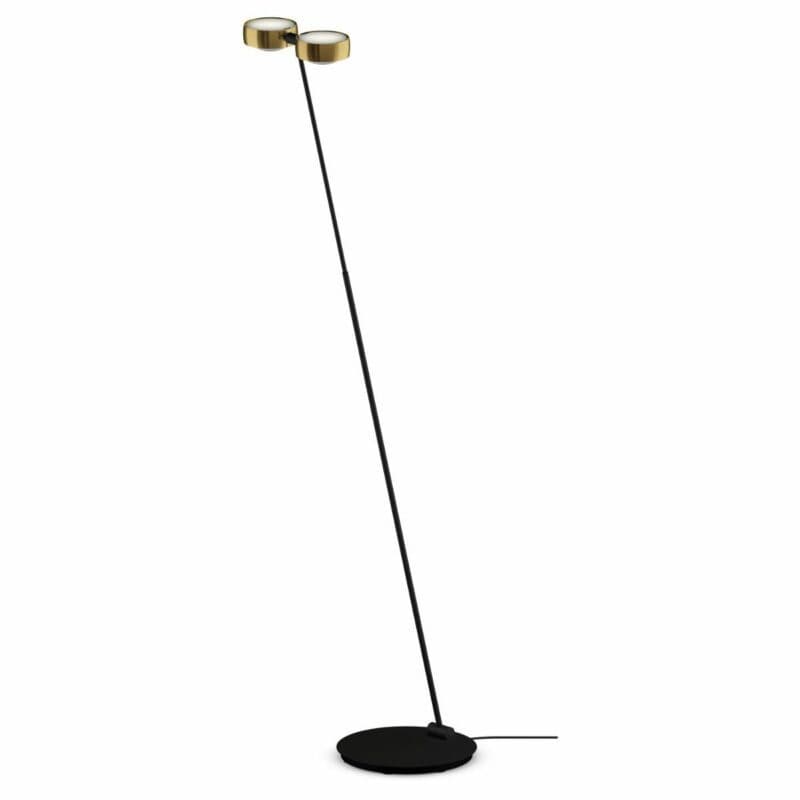 Occhio Stehleuchte Sento terra Bronze/Schwarz matt