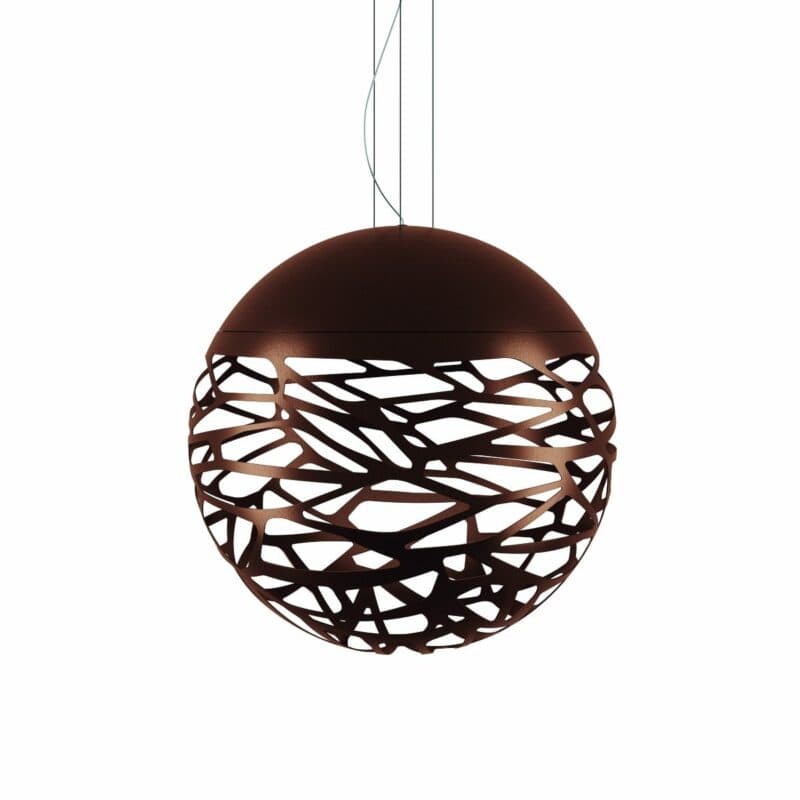 Lodes Pendelleuchte Kelly Dome Large in Kupfer-Bronze