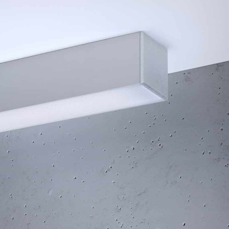 Sollux Deckenleuchte Pinne in Grau mit 67 cm Detailansicht
