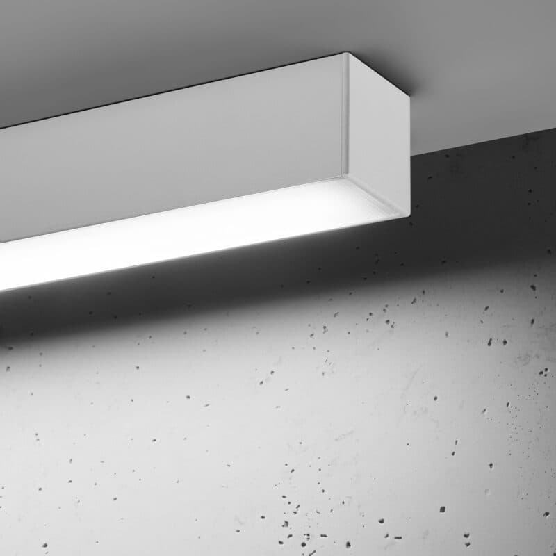 Sollux Deckenleuchte Pinne in Weiß mit 67 cm und 4000 K Detailansicht
