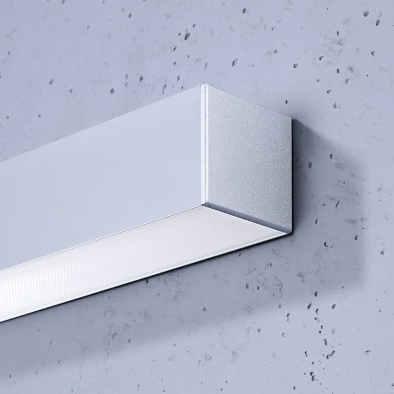 Sollux Wandleuchte Pinne in Grau mit 67 cm Detailansicht