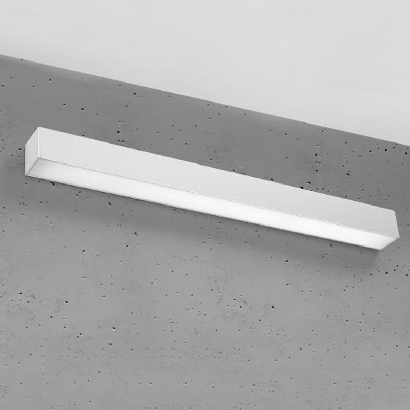 Sollux Wandleuchte Pinne in Grau mit 67 cm Wohnbeispiel