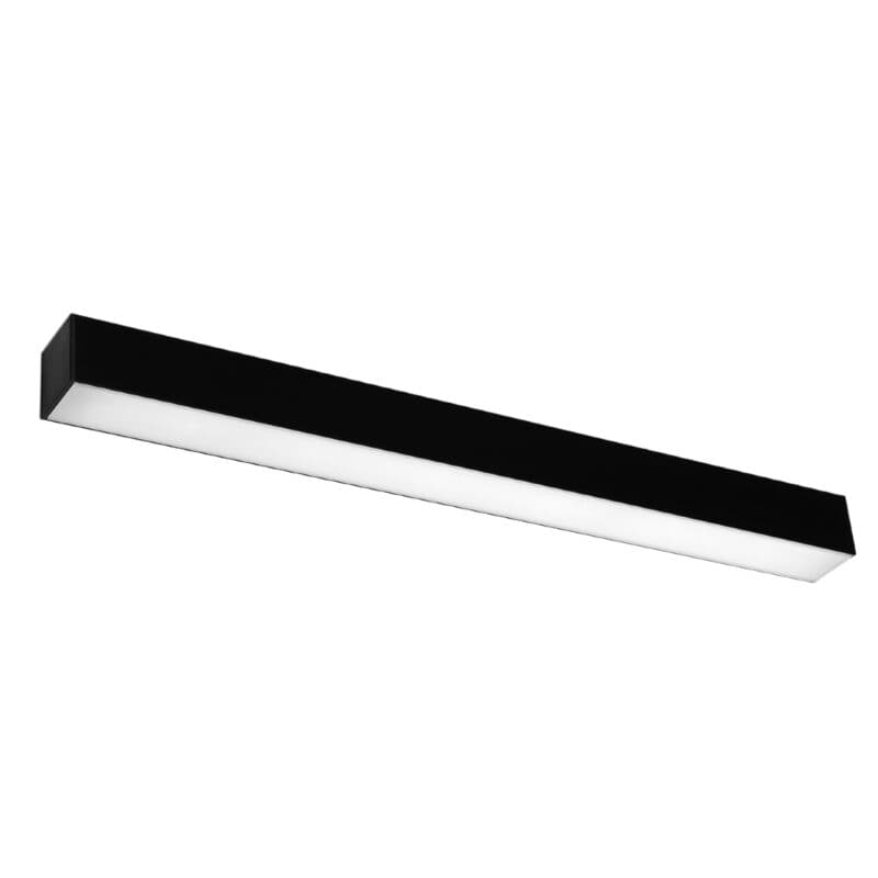 Sollux Wandleuchte Pinne in Schwarz mit 67 cm