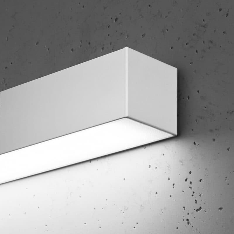 Sollux Wandleuchte Pinne in Weiß mit 67 cm und 4000 K Detailansicht