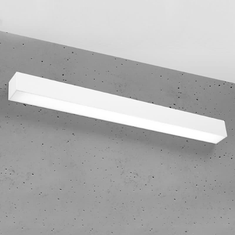 Sollux Wandleuchte Pinne in Weiß mit 67 cm Wohnbeispiel