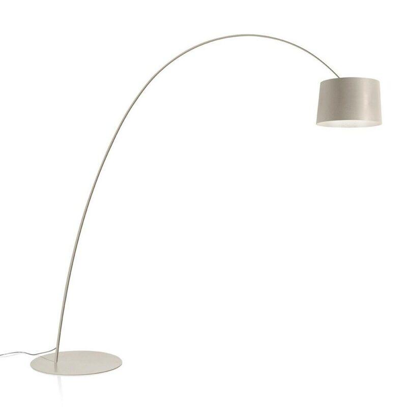 Foscarini Stehleuchte Twiggy Elle in Greige (Grau-Beige)