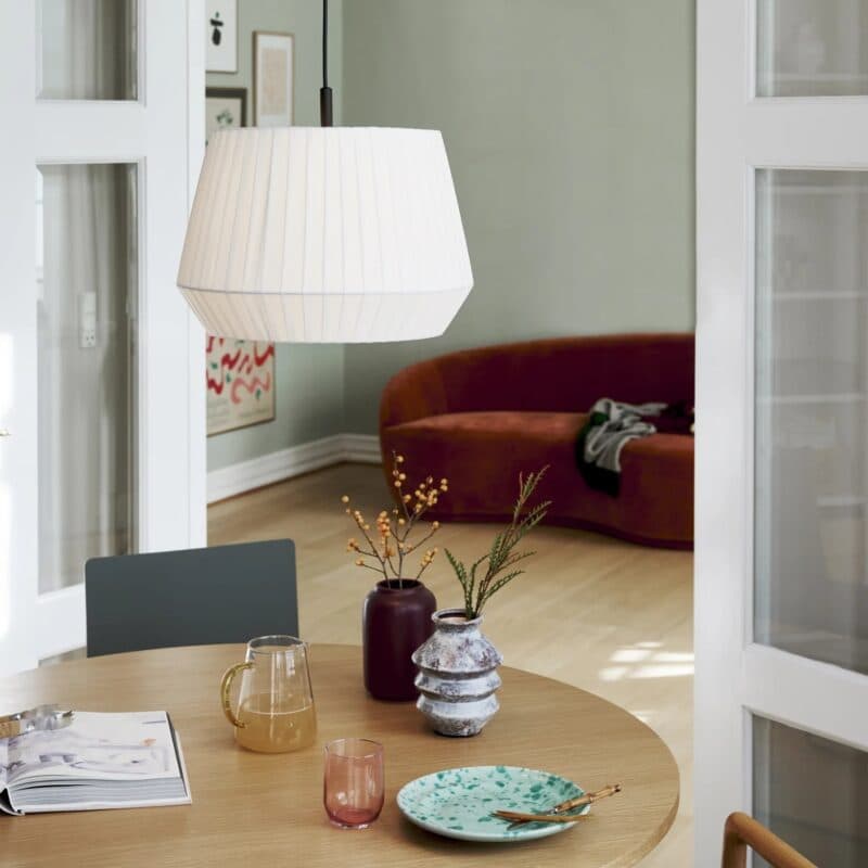 Nordlux Pendelleuchte Dicte mit 40 cm in Weiß Wohnbeispiel