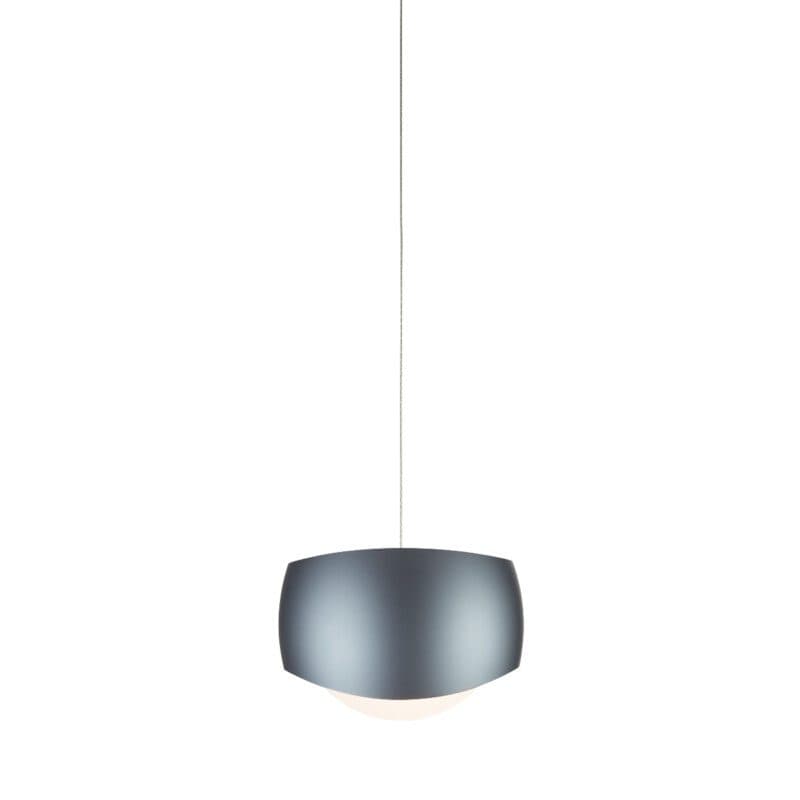 Oligo Slack-Line Lichtmodul Curved in Basalt Seitenansicht