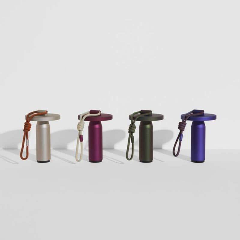 Petite friture Akku-Tischleuchte Quasar Grey, Purple, Green, Blue