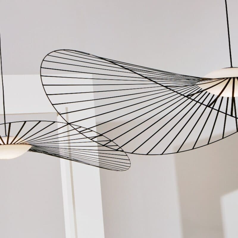 Petite Friture Pendelleuchte Vertigo Nova in Schwarz Wohnbeispiel