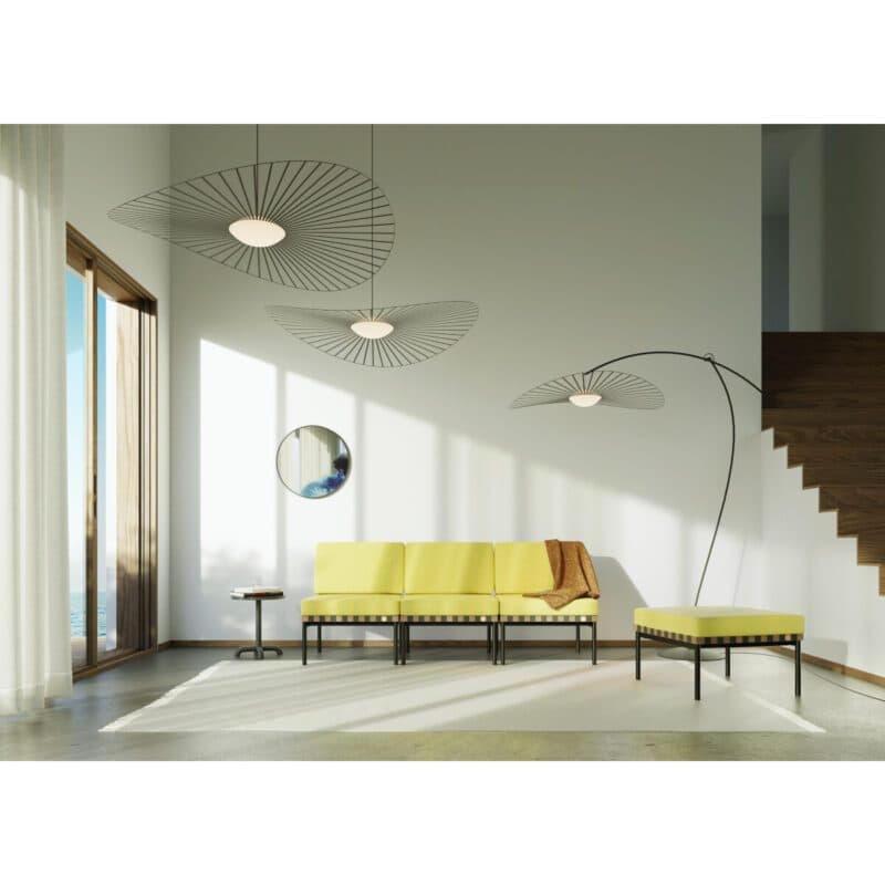Petite Friture Pendelleuchte Vertigo Nova in Schwarz Wohnbeispiel