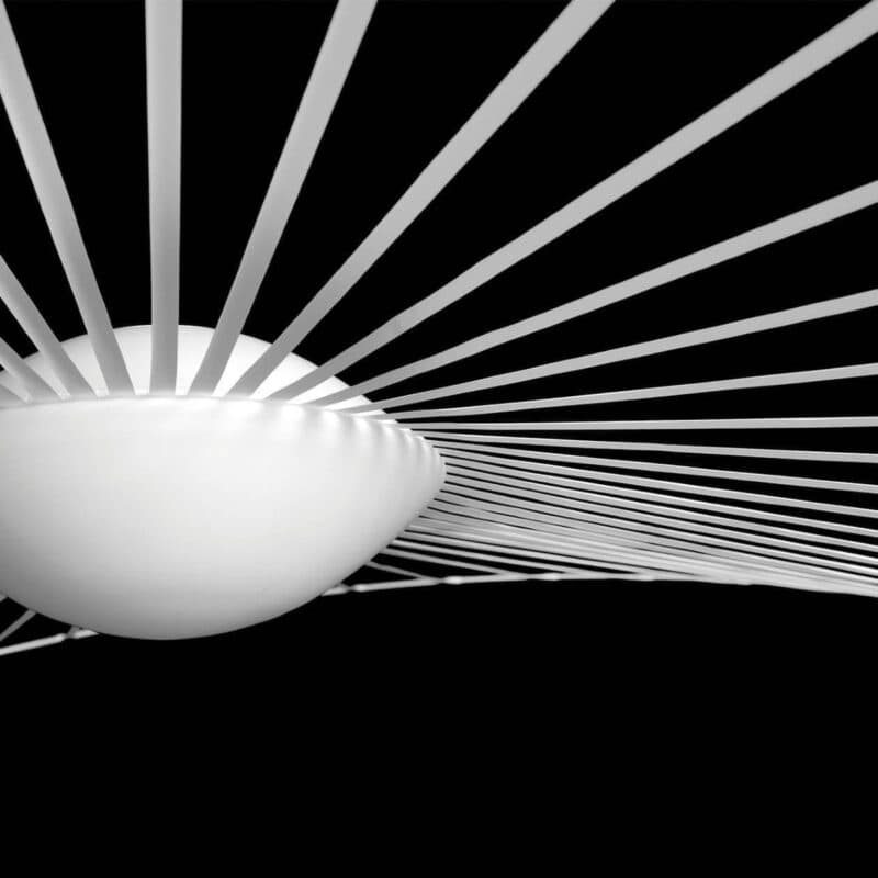 Petite Friture Pendelleuchte Vertigo Nova in Weiß Detailansicht