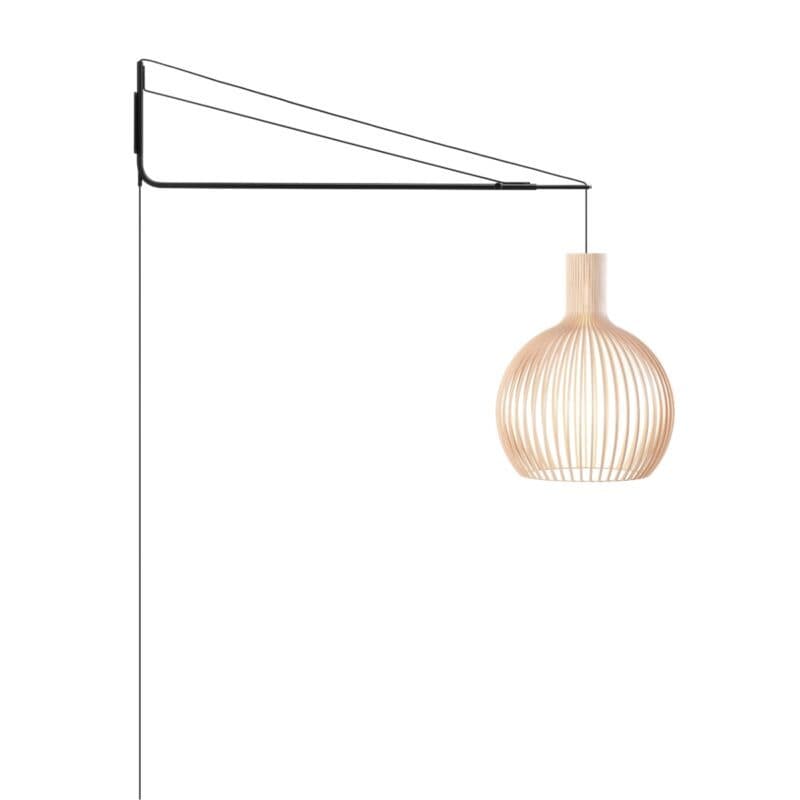 Secto Design Wandhalterung Varsi mit Pendelleuchte Octo Small (nicht im Lieferumfang enthalten)