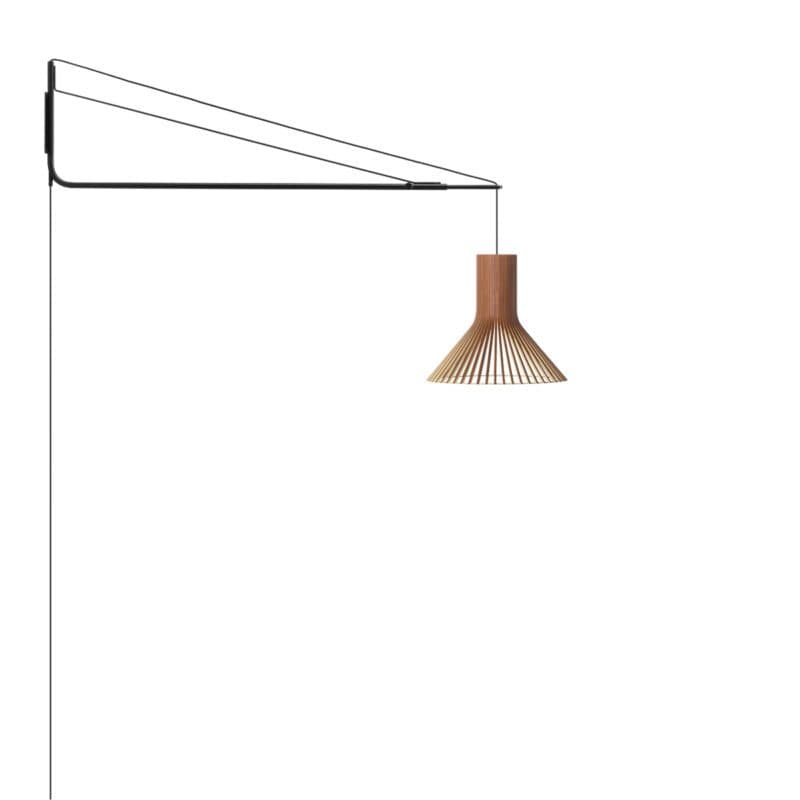 Secto Design Wandhalterung Varsi mit Pendelleuchte Puncto (nicht im Lieferumfang enthalten)