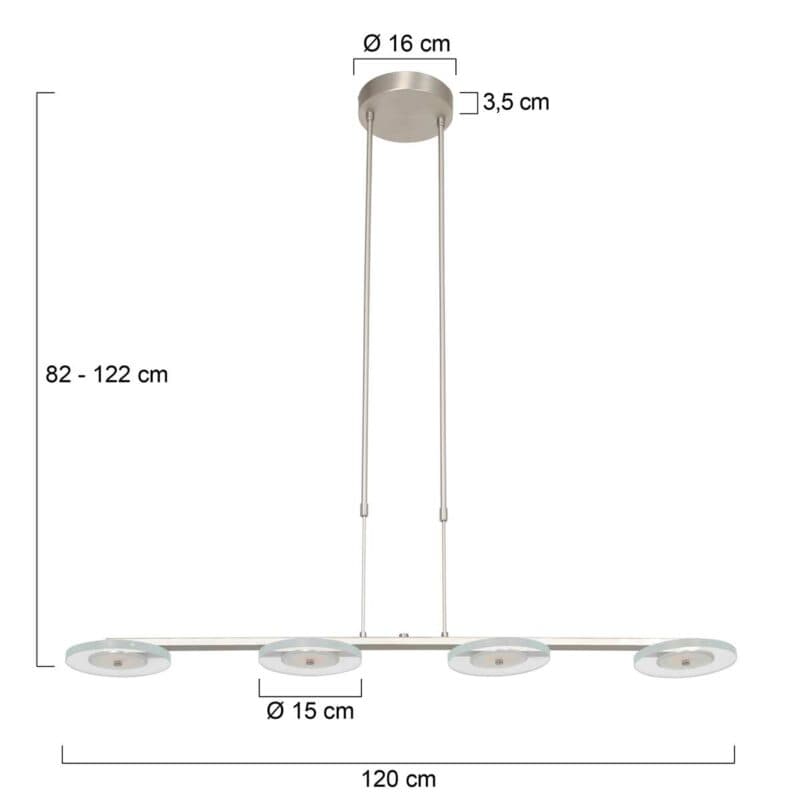 Steinhauer Pendelleuchte Soleil Maße