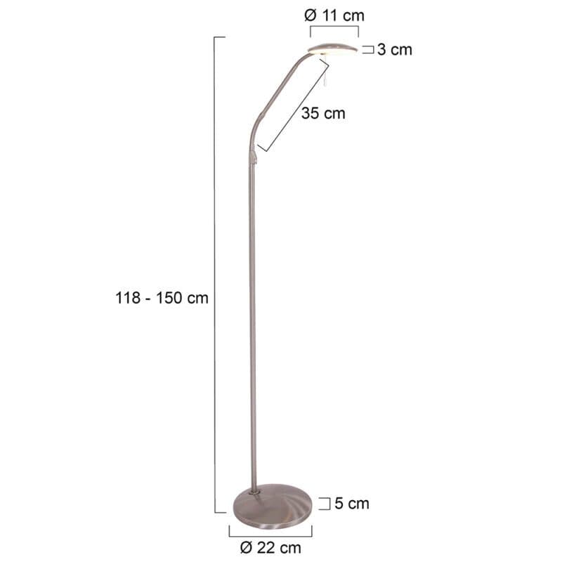 Steinhauer Stehleuchte Zenith Maße