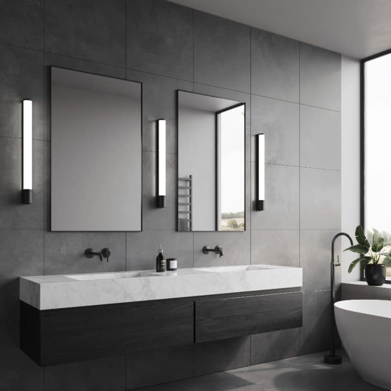 Nordlux Wandleuchte Malaika Schwarz 68 cm Wohnbeispiel