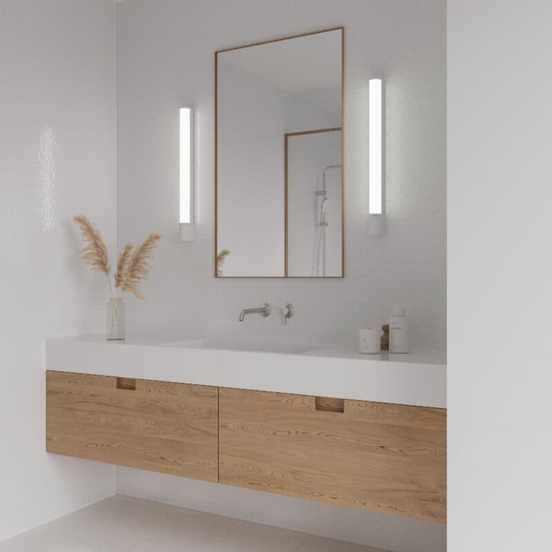 Nordlux Wandleuchte Malaika Weiß 68 cm Wohnbeispiel