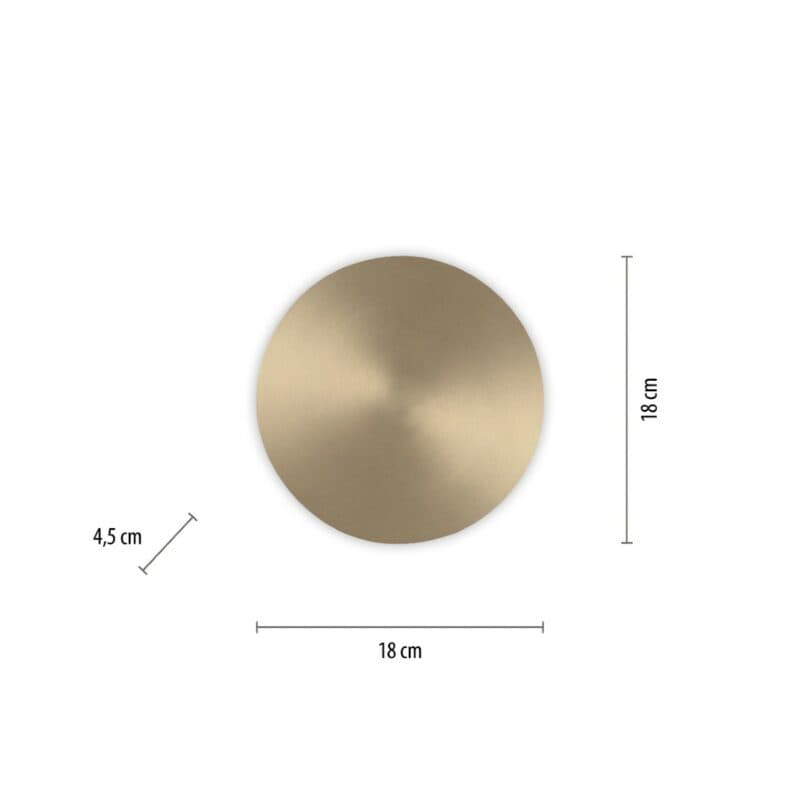 Paul Neuhaus Wandleuchte Akku-Puntua mit 18 cm Maße