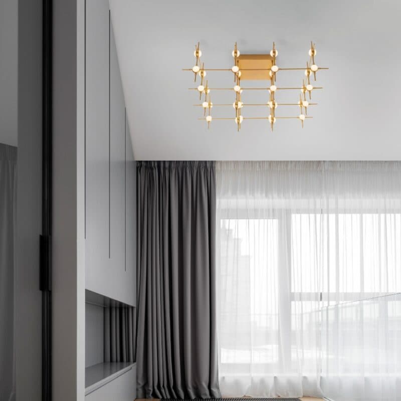 Nova Luce Deckenleuchte Atomo XL Wohnbeispiel