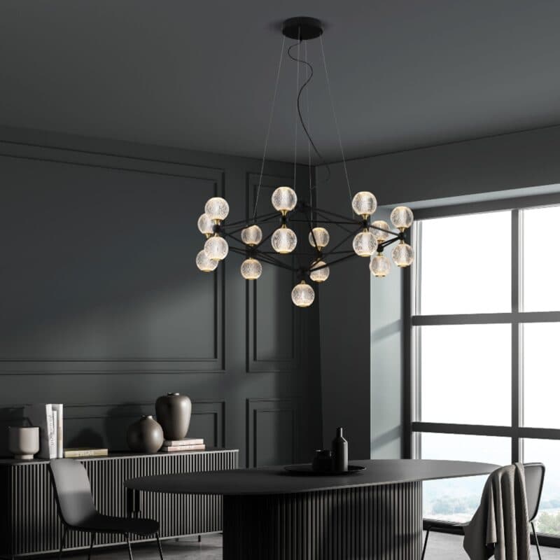 Nova Luce Pendelleuchte Belinda 105 cm Wohnbeispiel