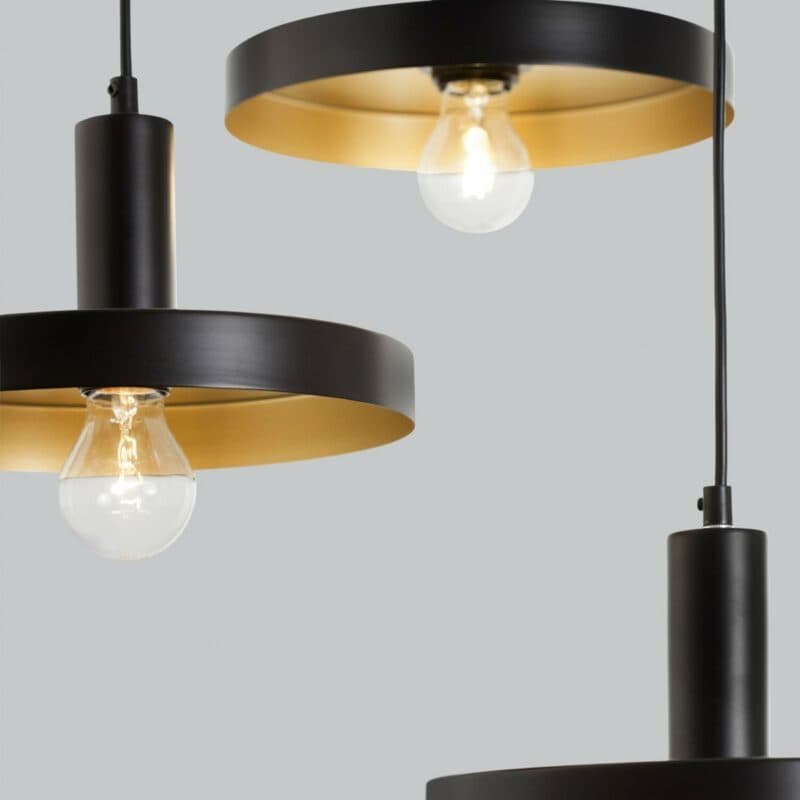 Nova Luce Pendelleuchte Garni 3-flammig Detailansicht