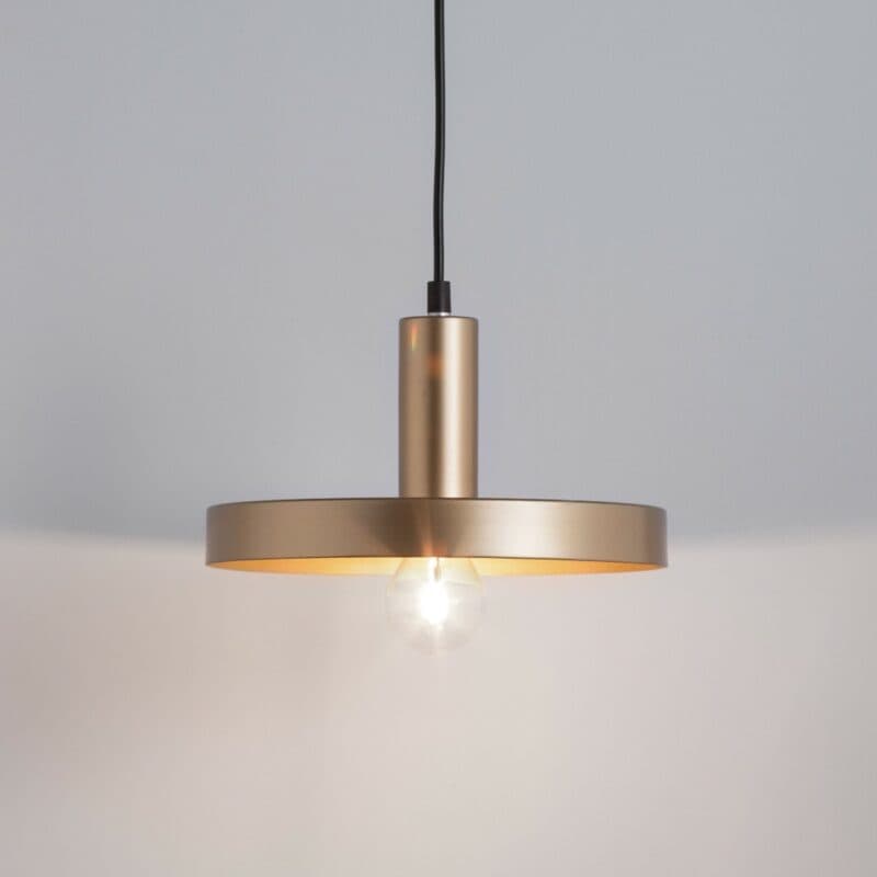Nova Luce Pendelleuchte Garni in Gold Wohnbeispiel