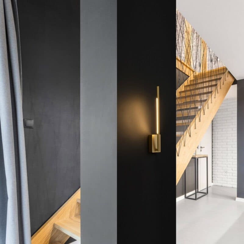 Nova Luce Wandleuchte Raccio 1-flammig in Gold Wohnbeispiel