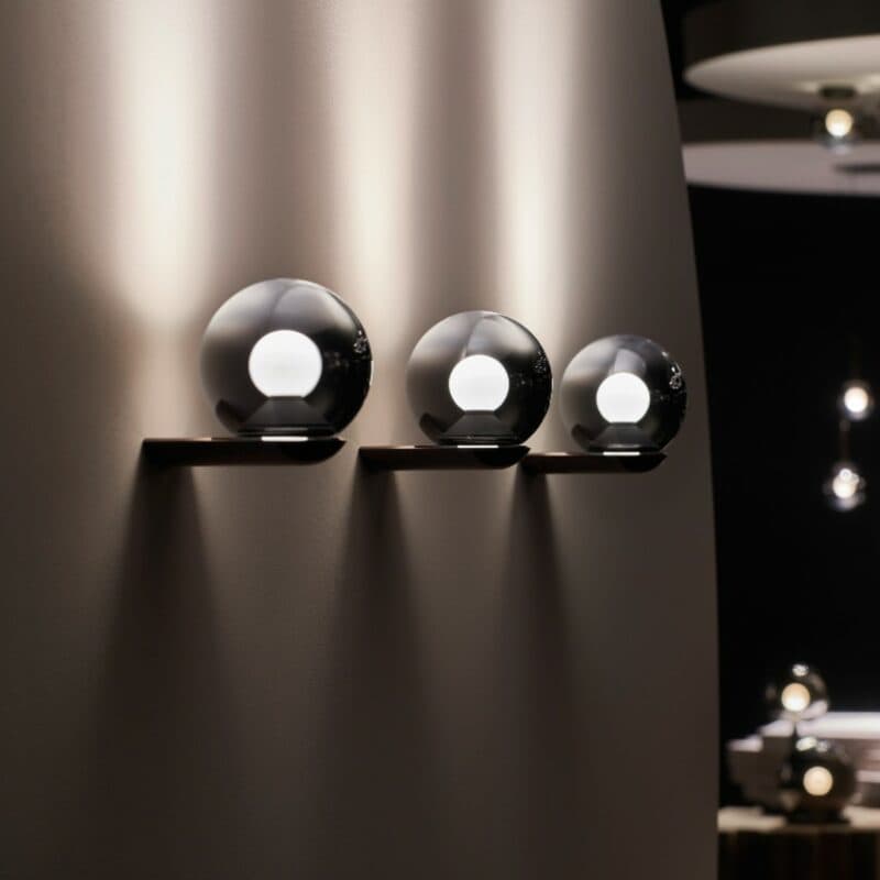 Occhio Wandleuchte Luna parete up Wohnbeispiel