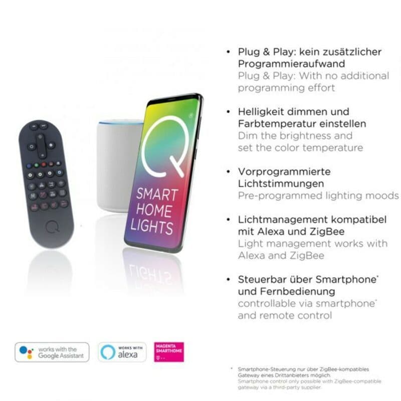 Paul Neuhaus Stehleuchte Q-Malina Info Smart Home