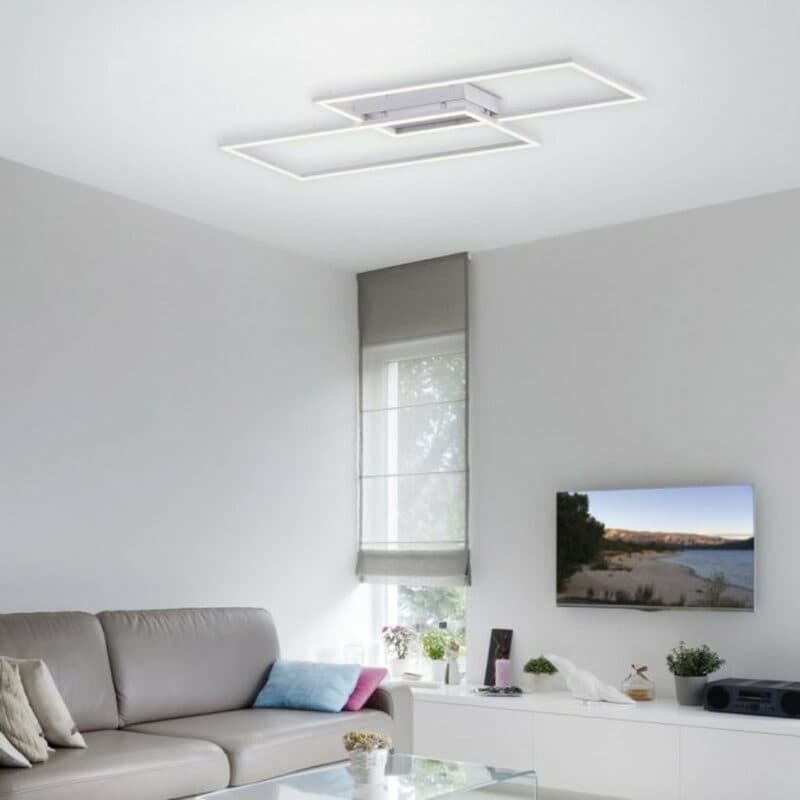 Paul Neuhaus Deckenleuchte Inigo LED (83x24 cm) Wohnbeispiel