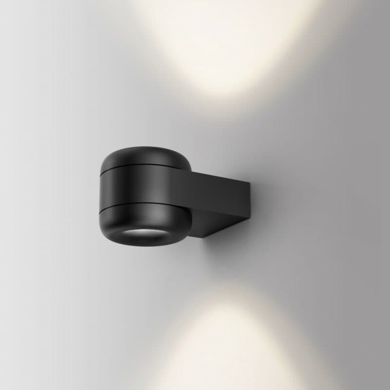 Serien Lighting Wandleuchte Cavity Wall in Schwarz