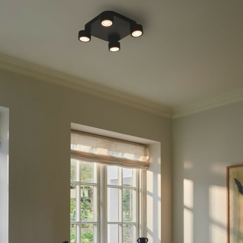Nordlux Deckenleuchte Clyde 4-Spot Ceiling Wohnbeispiel
