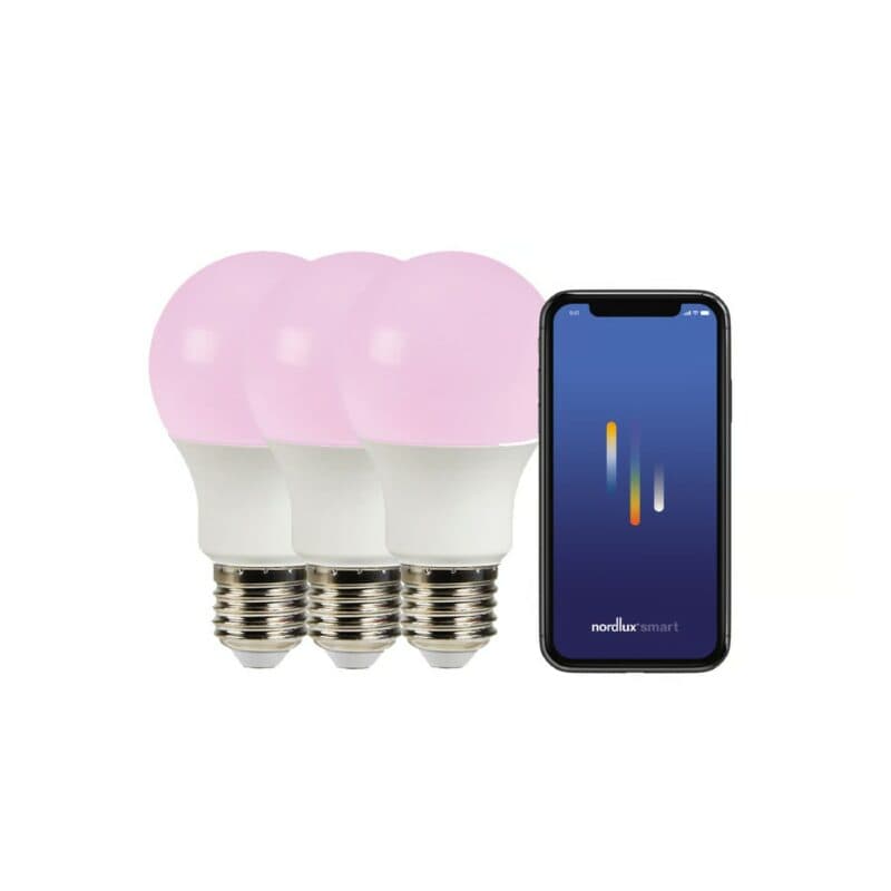 Nordlux Smart-LED-Filament E27 2200-6500 K Colour, 3er-Pack