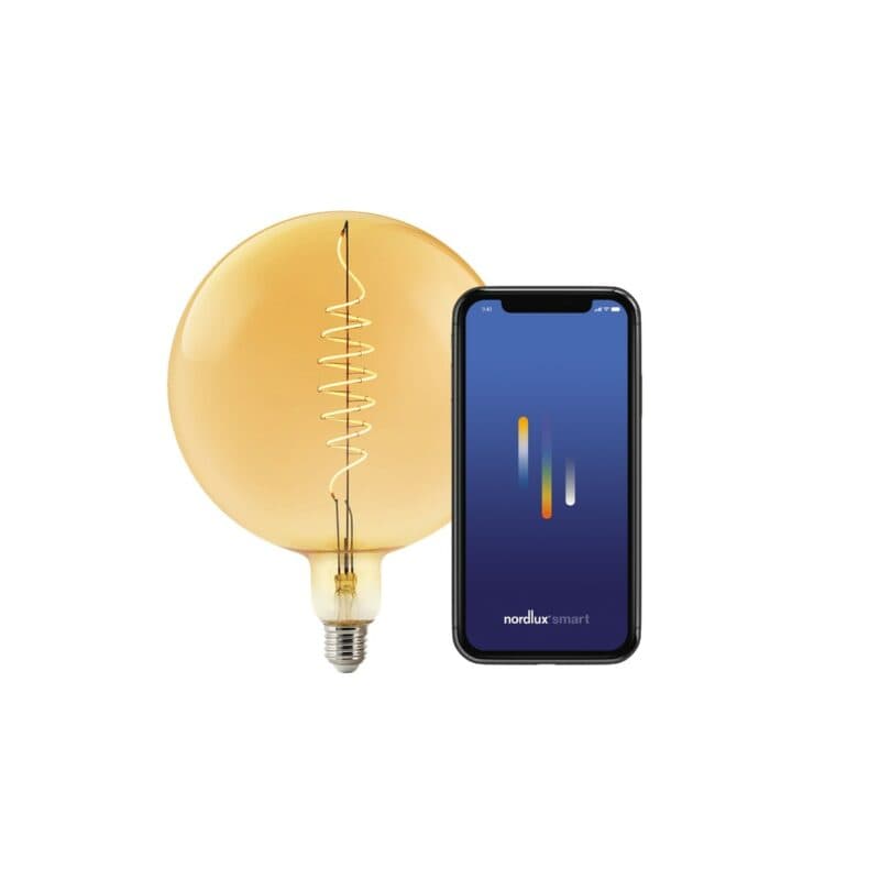 Produktdatenblatt zu Nordlux Smart-LED-Filament E27 G200 Deco in Bernstein