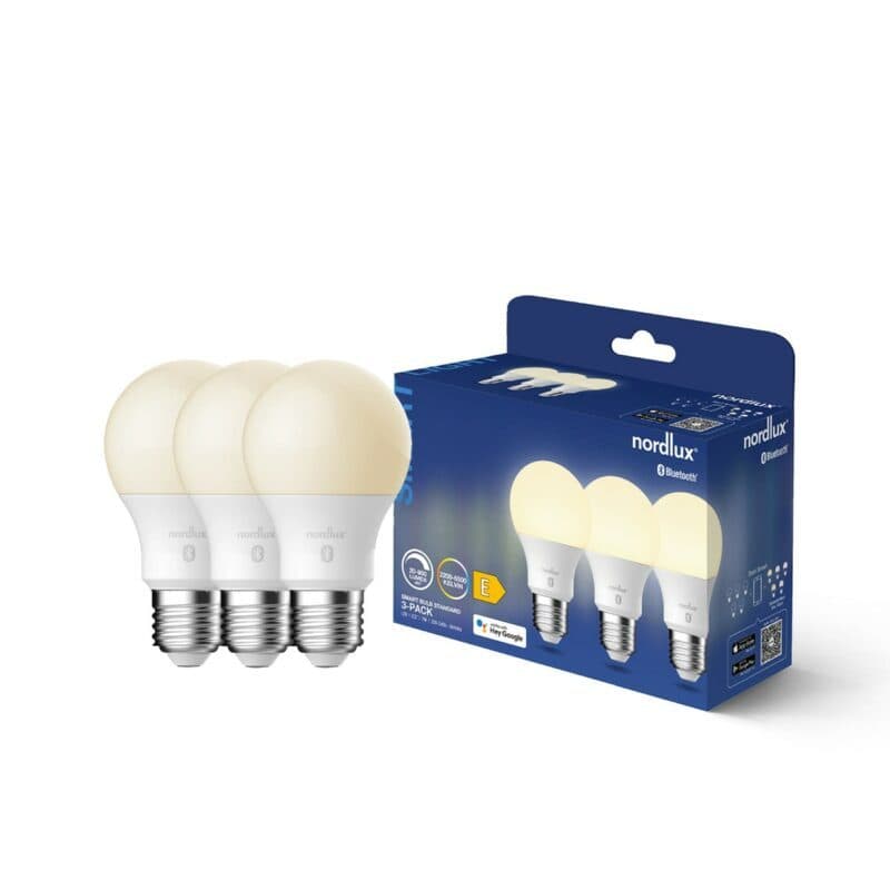 Nordlux Smart-LED-Filament Normale Opal E27 3er-Pack