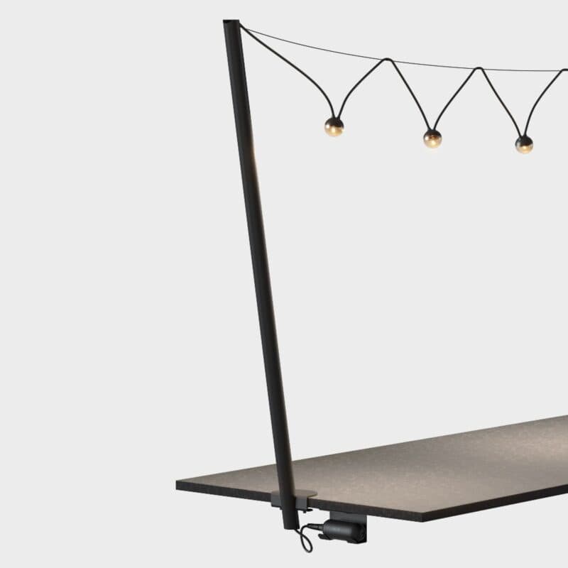 IP44.de Lichterkette cherry bubbls canes Tischhalterung