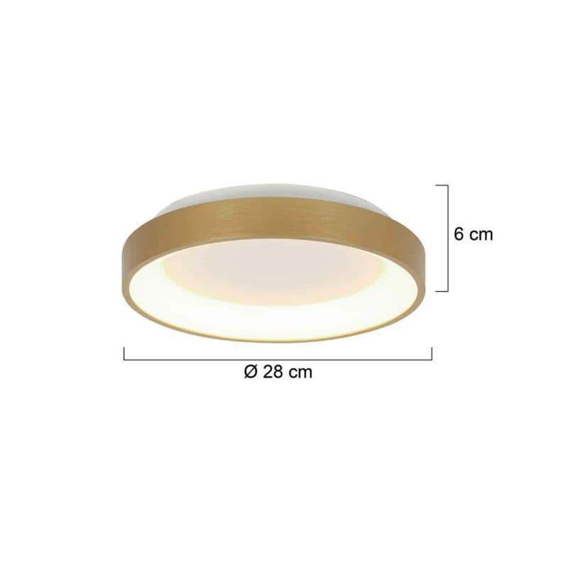 Liadomo Deckenleuchte Kiera flat mit 28 cm Maße