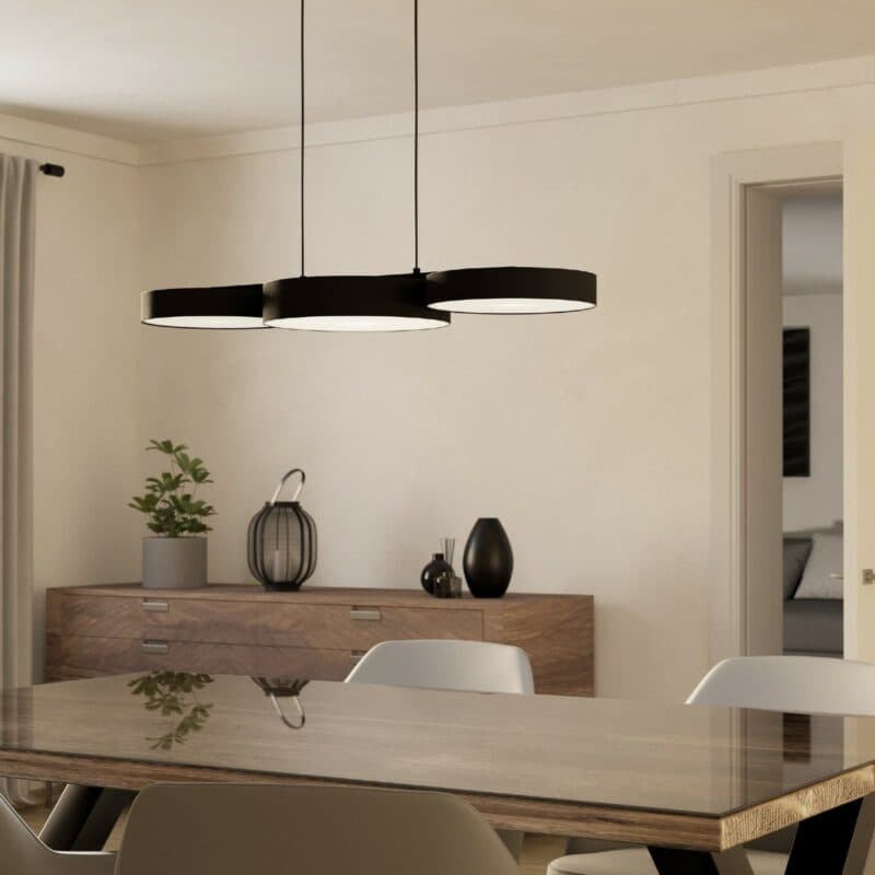 Eglo Pendelleuchte Barbano-Z in Schwarz Ambientebeispiel