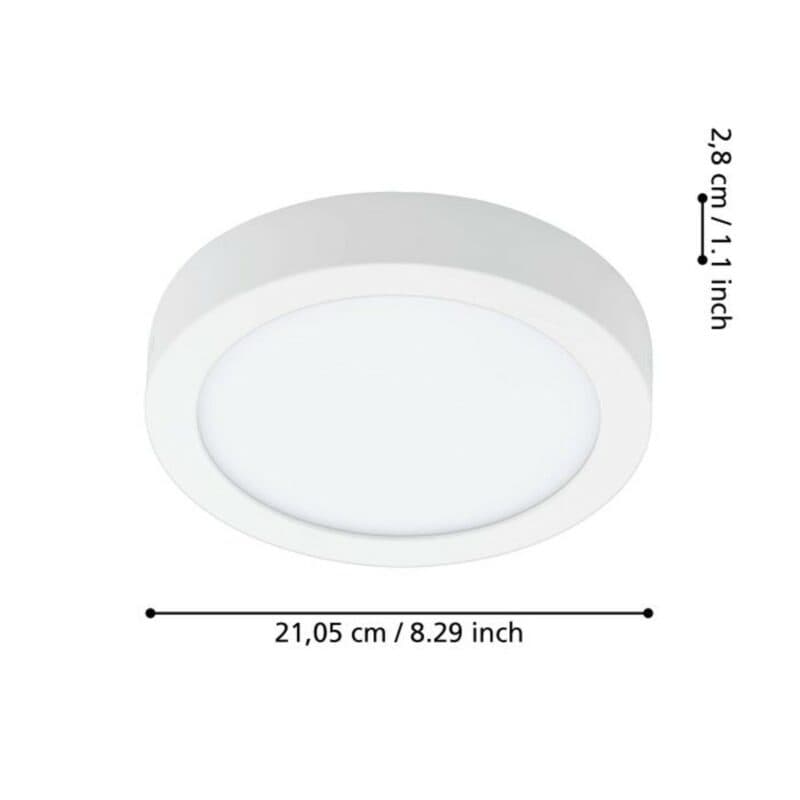 Eglo Deckenleuchte Fueva-Z rund mit 21 cm Maße