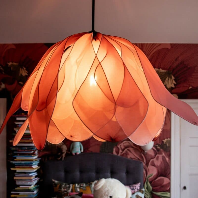 By Rydéns Pendelleuchte Lou Lou in Rosa Ambientebeispiel