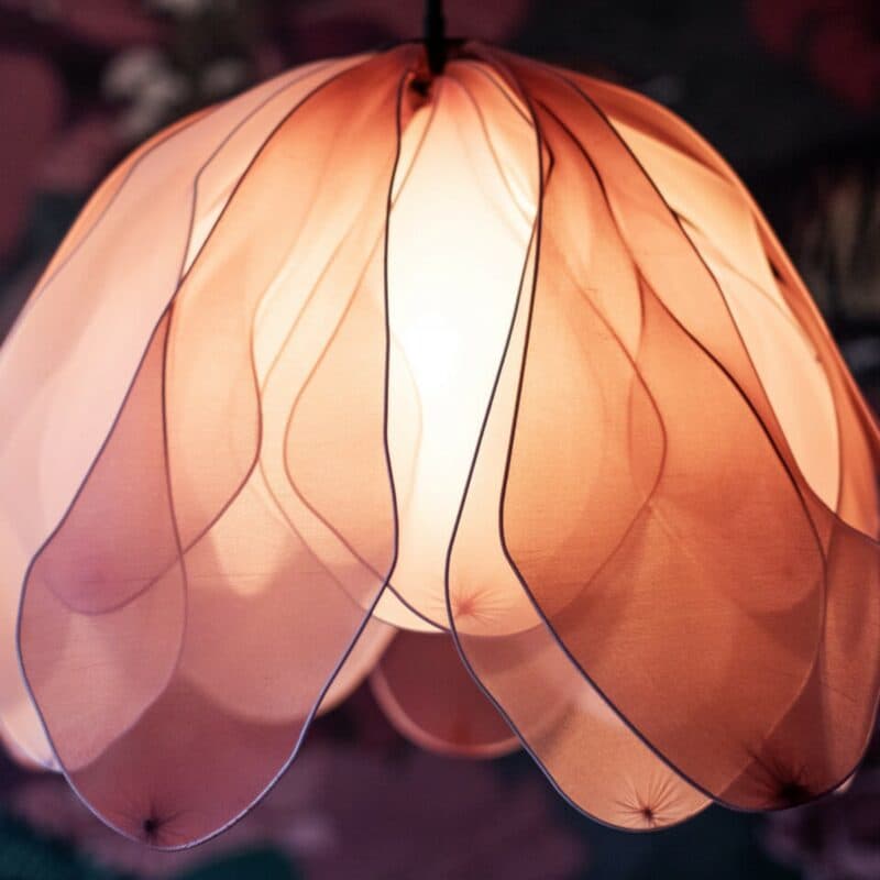 By Rydéns Pendelleuchte Lou Lou in Rosa Ambientebeispiel