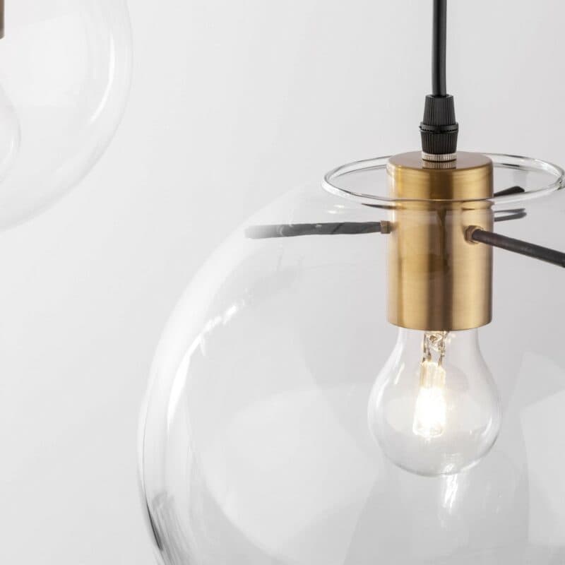 Nova Luce Pendelleuchte Mirale Rondell Detailansicht Schirm