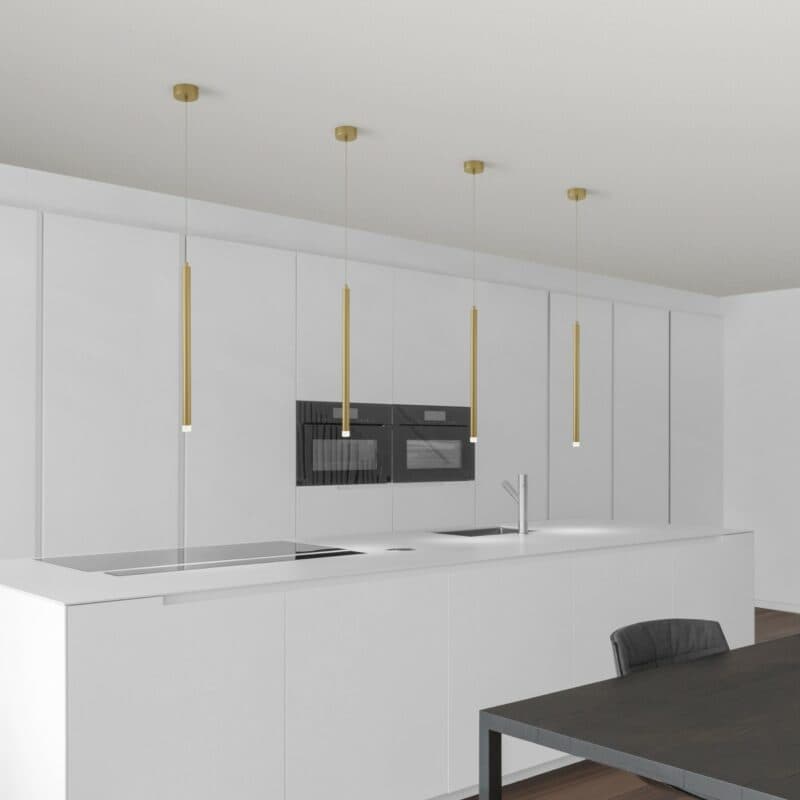 Nova Luce Pendelleuchte Trimle 1-flammig in Gold