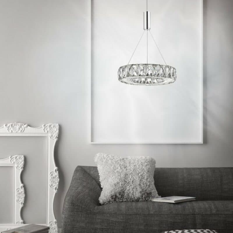 Nova Luce Pendelleuchte Corona Wohnbeispiel
