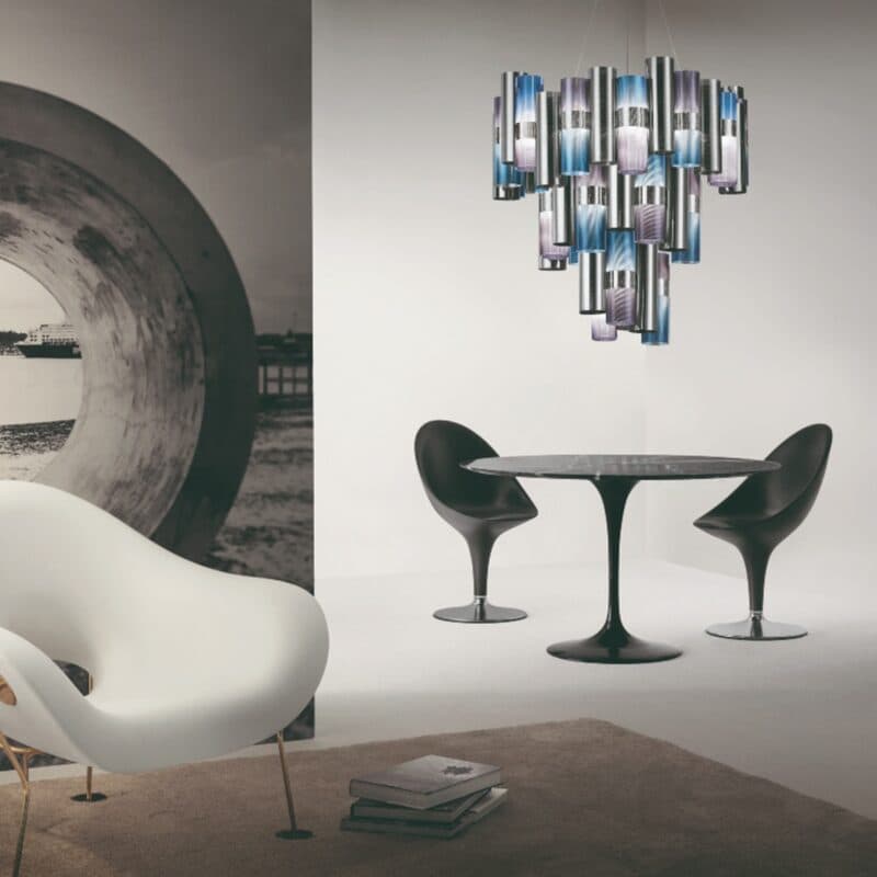 Slamp Pendelleuchte La Lollo Extra Large in Gradient Wohnbeispiel