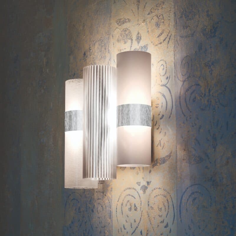 Slamp Wandleuchte La Lollo Applique in White Wohnbeispiel