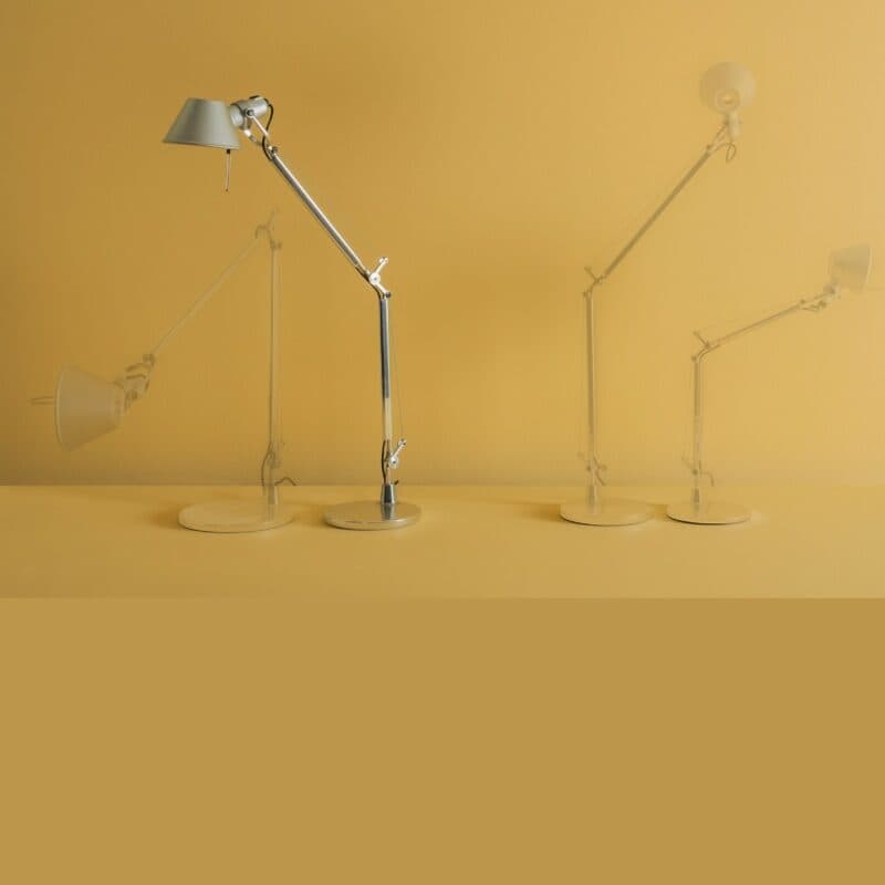 Artemide Tischleuchte Tolomeo Mini Detailansicht Verstellmöglichkeiten