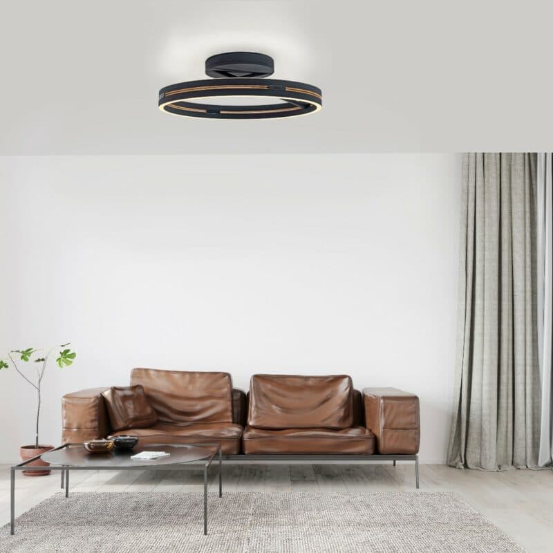 Paul Neuhaus Deckenleuchte Pure Loop Wohnbeispiel