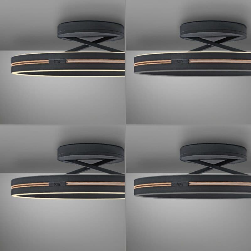 Paul Neuhaus Deckenleuchte Pure Loop Beispiel Oberlicht/Unterlicht